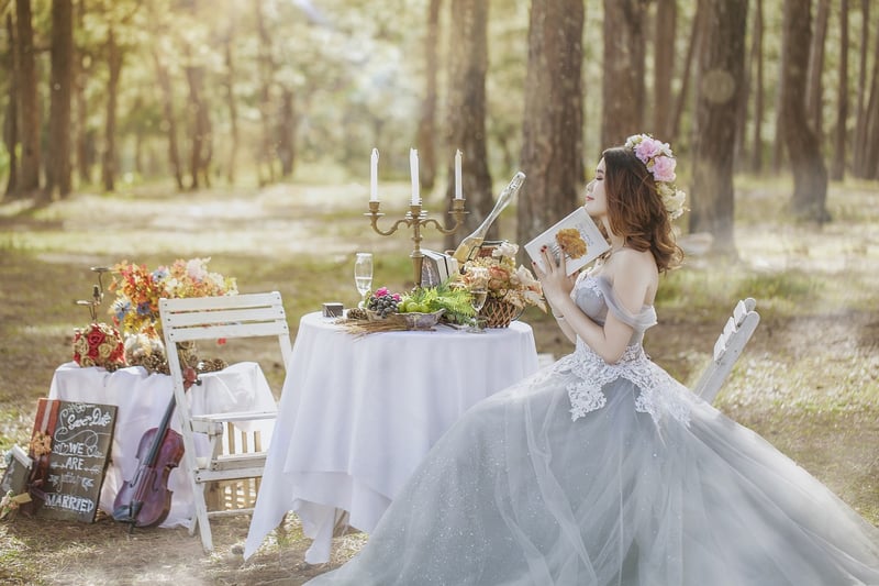 Romantic Wedding Table Setting